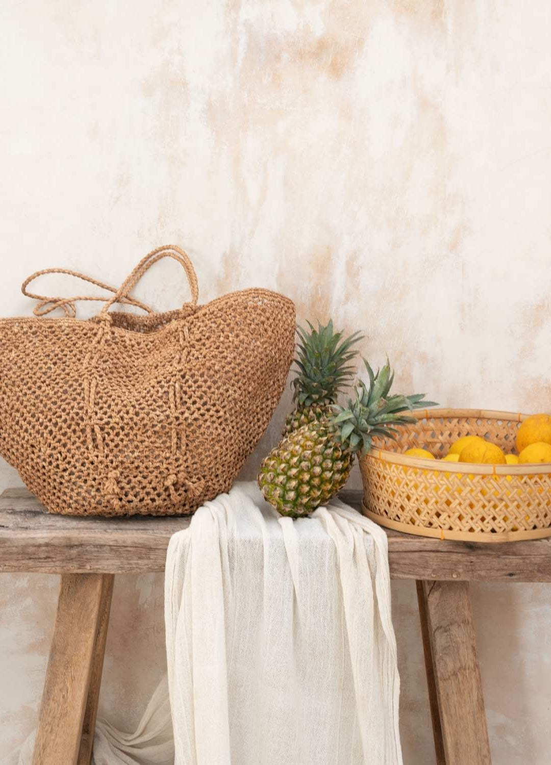 Sinah Raffia Tote Bag