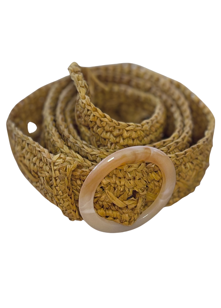 Raffia Belt